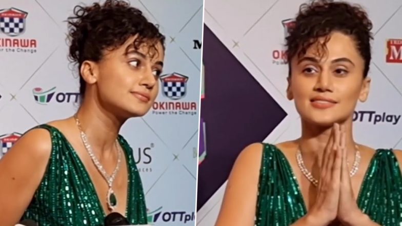 Taapsee Pannu Gets Angry at Media on Being Asked About Dobaaraa's Negative Reviews, Says 'Phir Ye Log Bolege Actors Ko Tameez Nahi Hai' (Watch Video)