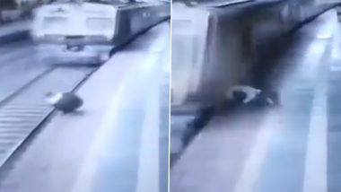DISTURBING VIDEO: Youth Going for Agniveer Recruitment Flung Away After Being Hit by Speeding Train at Kalyan Station