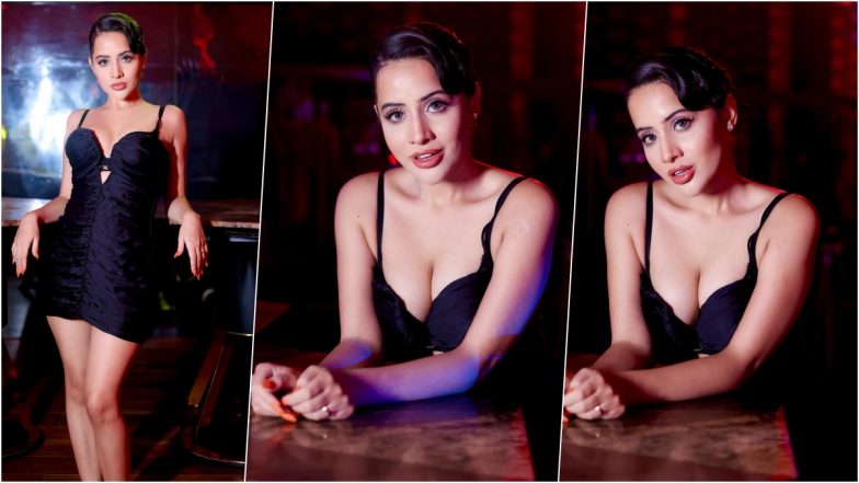 Urfi Javed Poses in Cleavage-Popping Little Black Dress, Shares Hot Photos With Message ‘No One Can Take My Freedom Away’