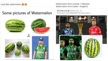'Watermelon' Trends After Pakistan Cricket Team’s New T20 Jersey Gets Unveiled, Here’s How Twitterverse Reacted to New Kit
