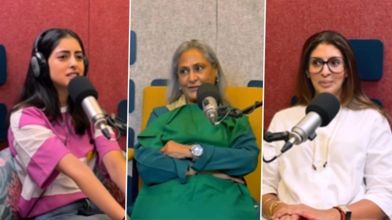What the Hell Navya Trailer: Jaya and Shweta Bachchan Star In Navya's Podcast (Watch Video)