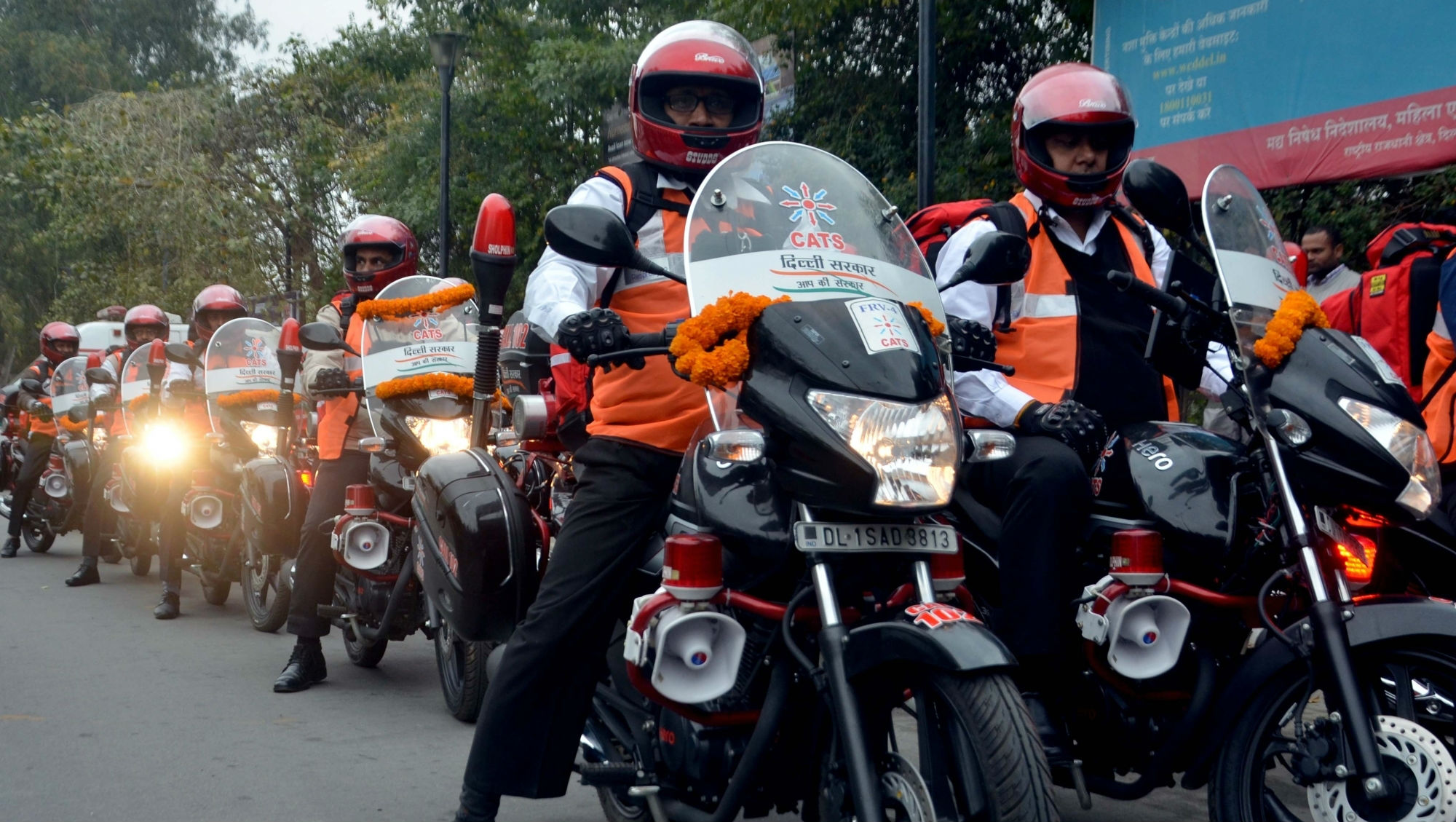 the bike ambulance