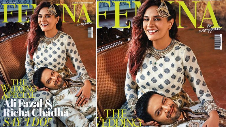 Richa Chadha and Ali Fazal Look Traditionally Fashionable on the Cover of a Magazine (View Pic)