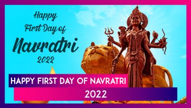 Navratri 2022 Wishes, Messages and Greetings To Share With Family & Friends on First Day of Navratri