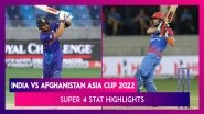 India vs Afghanistan, Asia Cup 2022 Super 4 Stat Highlights: Virat Kohli Shines In Massive Win