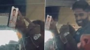 Fans Cheer Loudly After Suryakumar Yadav Shows Sanju Samson&rsquo;s Picture on Phone As India Team Arrive at Thiruvananthapuram for 1st T20I Against South Africa (Watch Video)