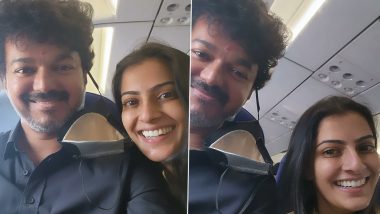 Varalaxmi Sarathkumar’s Fangirl Moment with Vijay Is Unmissable! Actress’ Pictures with Thalapathy Go Viral