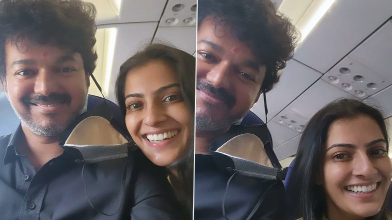 Varalaxmi Sarathkumar’s Fangirl Moment with Vijay Is Unmissable! Actress’ Pictures with Thalapathy Go Viral