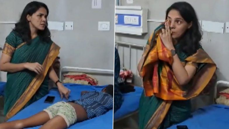 Video: IAS Roshan Jacob Breaks Down After Seeing Condition of Injured Child in UP Hospital