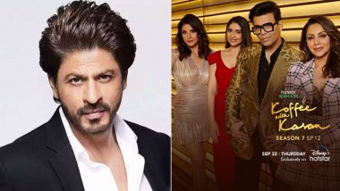 Koffee With Karan Season 7: Shah Rukh Khan Makes 'Cameo' in Episode 12 Featuring Gauri Khan, Maheep Kapoor and Bhavana Pandey (Watch Promo Video)
