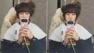 BTS&rsquo; Jin Shares Cute Photos in Ponytails While He Gets His Hair Styled (View Pics)