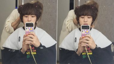 BTS’ Jin Shares Cute Photos in Ponytails While He Gets His Hair Styled (View Pics)