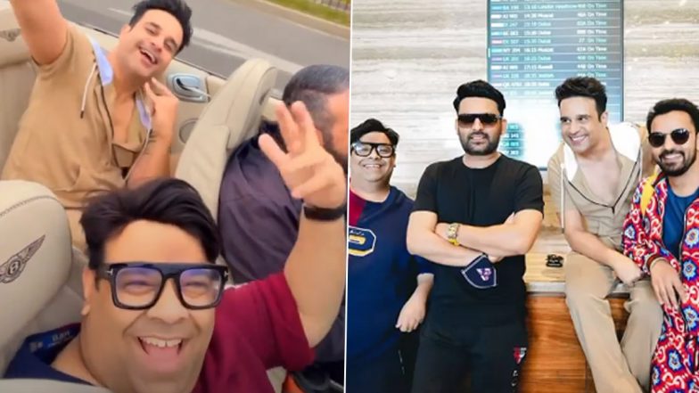 Kapil Sharma, Krushna Abhishek and Kiku Sharda Travel to Australia for The Kapil Sharma Live Show; Have a Gala Time Exploring the Foreign Country!