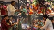 Salman Khan Shares Glimpse of Ganpati Arti Performed at Sister Arpita&rsquo;s House (Watch Video)