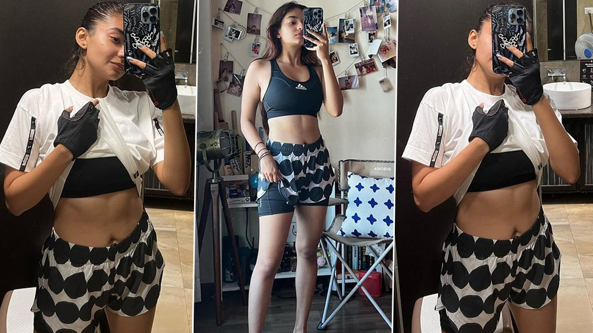 Anushka Sen Gives Major Fitness Goals As She Flaunts Her Sexy Abs; Says,  'Strong Is the New Pretty' (View Post) | ðŸ“º LatestLY