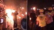WATCH: Men Pelt Each Other With Flaming Balls To Observe the Annual Fireball Festival in Nejapa Town of El Salvador
