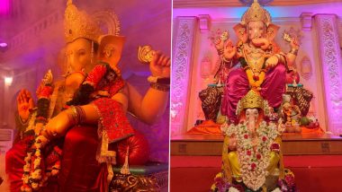Andheri Cha Raja 2022 Ganpati Visarjan Live Streaming Online: Watch Live Darshan of Mumbai's Iconic Ganesh Idol on Anant Chaturdashi