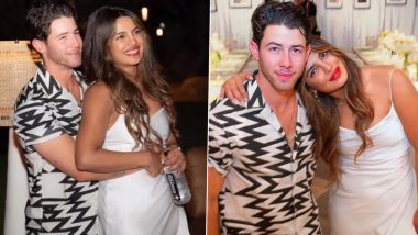 Priyanka Chopra in White Thigh-High Slit Dress for Nick Jonas’ 30th Birthday Party Is Simply Gorgeous! See Pics