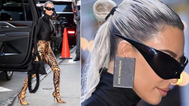Kim Kardashian Wears Credit Card Earrings To Promote The Kardashians' Season 2 on GMA; View Pics