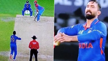 Dinesh Karthik Bowling Video: Indian Keeper Bowls An Over During India vs Afghanistan Asia Cup 2022 Super 4 Encounter