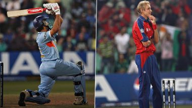 On This Day: Yuvraj Singh Smashes Stuart Broad for Six Sixes At 2007 T20 World Cup, Fans Relive Former Indian Cricketer's Power-Hitting on 15th Anniversary