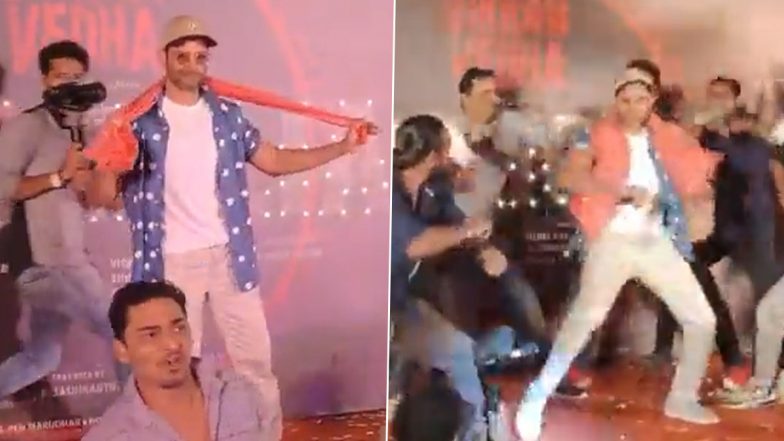 Vikram Vedha's Hrithik Roshan Dances His Heart Out With Fans During 'Alcoholia' Song Launch (Watch Video)