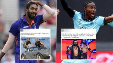 IPL 2023 Funny Memes Go Viral Courtesy Jasprit Bumhrah and Jofra Archer 'Expected' Return From Injury For Mumbai Indians Next Season