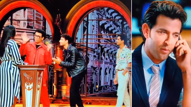 Koffee With Karan 7: Is Hrithik Roshan's ZNMD Name Arjun or Kabir? Katrina Kaif Gets Trolled By Karan Johar, Ishaan Khatter and Siddhant Chaturvedi Despite Answering Right! (Watch Video)