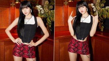 BLACKPINK's Lisa Sizzles in Black Corset Top and Mini Skirt As She Exudes Gorgeousness in Recent Instagram Post; View Pics