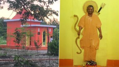 UP: Temple Dedicated to CM Yogi Adityanath Opens Up in Ayodhya’s Maurya Ka Purwa Village (See Pics)