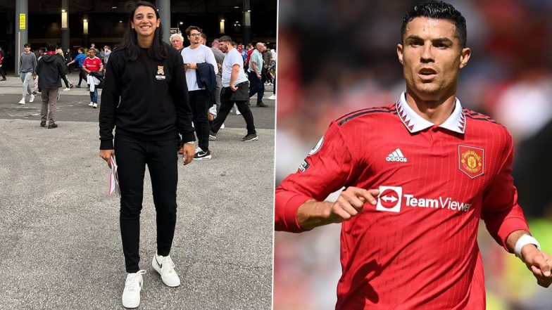 Smriti Mandhana Watches Cristiano Ronaldo Play At Old Trafford During Manchester United vs Arsenal Clash in Premier League (See Post)