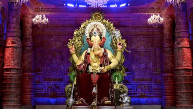 Lalbaugcha Raja 2022 Day 9, September 8, Mukh Darshan Live Telecast Online: Watch LIVE Streaming of Morning Aarti From Mumbai’s Famous Lalbaugcha Raja Sarvajanik Ganeshotsav Mandal