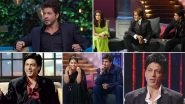 Shah Rukh Khan's Outfits at Koffee With Karan Over the Years: A Look at King Khan&rsquo;s Dapper Looks From All the Seasons of KWK (View Pics)