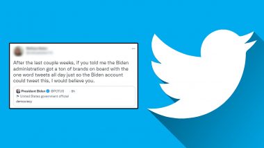 One-Word Tweets By Verified Accounts Spark Memefest on Twitter; Befuddled Netizens React With Funny Memes and Jokes on The Bizarre Trend