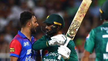 Asif Ali, Fareed Ahmad Fined 25 Per Cent of Match Fees for Heated Altercation During Pakistan vs Afghanistan Asia Cup 2022 Super 4 Encounter