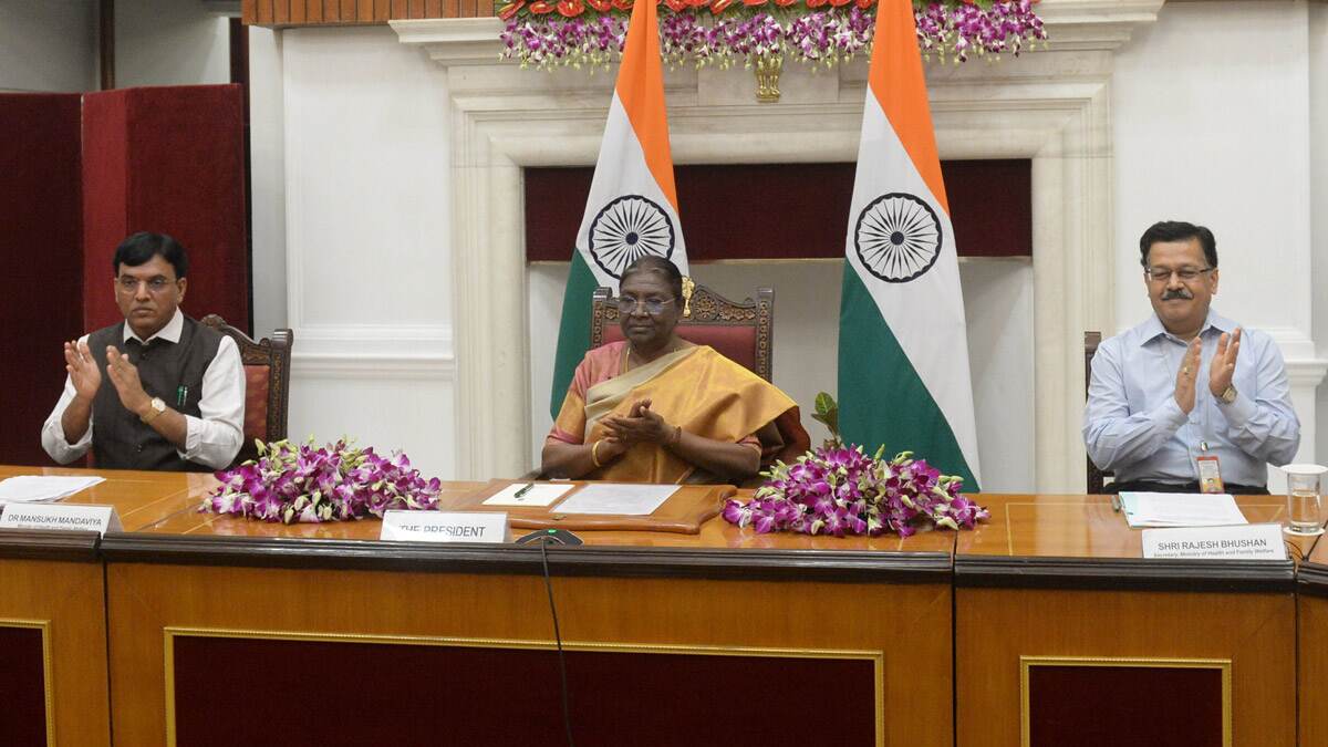 'Pradhan Mantri TB Mukt Bharat Abhiyaan' Launched By President Droupadi Murmu