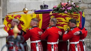 Queen Elizabeth II Funeral: UK’s Longest Serving Monarch Laid to Rest Next to Her Beloved Husband Prince Phillip After Grand Farewell in London (Watch Video)