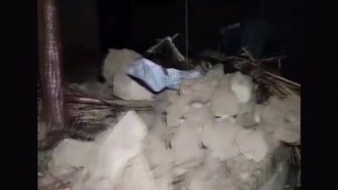 Uttar Pradesh: 4 of a Family Die After Wall Collapse in Etawah Due to Heavy Rainfall, 2 Injured; CM Assures Ex-Gratia