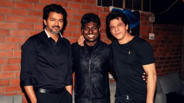 Is Thalapathy Vijay Part of Shah Rukh Khan's Jawan? Atlee Celebrating His Birthday With the Superstars Leave Fans Curious