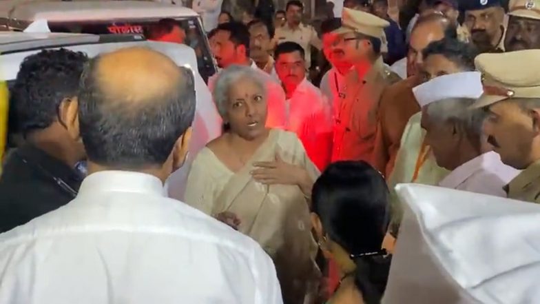 Video: Nirmala Sitharaman Gets Angry at BJP Worker for Asking for a Photo With Family in Pune