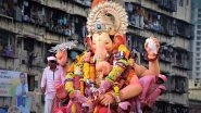 Lalbaugcha Raja 2022 Ganpati Visarjan Live Streaming Online: Watch Telecast From Mumbai&rsquo;s Lalbaugcha Raja Sarvajanik Ganeshotsav Mandal on Anant Chaturdashi