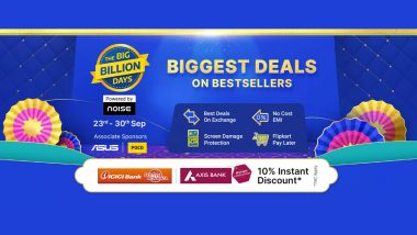 Flipkart Big Billion Days Sale 2022 Now Live for All; Check Offers on iPhone 13, Galaxy Watch 4 & More Here