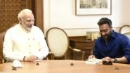 Narendra Modi&rsquo;s 72nd Birthday: Ajay Devgn&rsquo;s Warm Wish for the Honourable Prime Minister Is All Hearts (View Tweet)