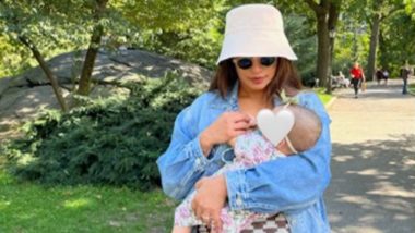 Priyanka Chopra Enjoys 'Walk in the Park' With Daughter Malti Marie (View Pic)