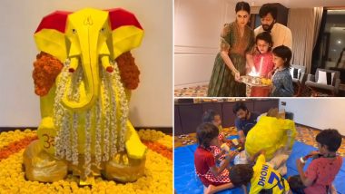 Ganesh Chaturthi 2022: Riteish Deshmukh Makes Eco Friendly Ganesha With Sons Riaan and Rahyl (View Video)