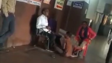 Madhya Pradesh: Notice to Health Staffer After Video Shows Him Getting Leg Massage From Minor Boy at Government Hospital in Shahdol (Watch Video)