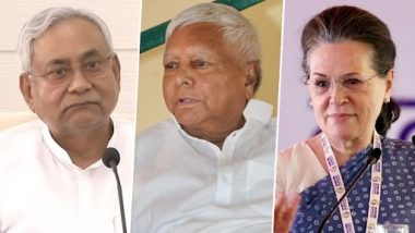 Bihar CM Nitish Kumar, RJD Chief Lalu Prasad Yadav To Meet Sonia Gandhi on September 25