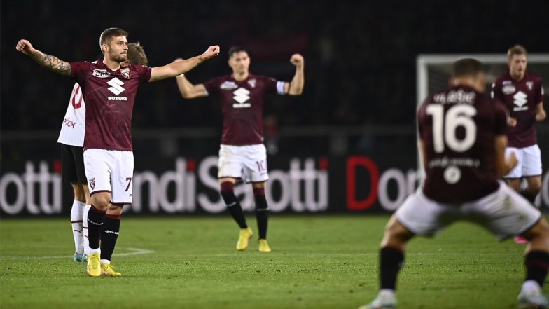 Torino 2-1 AC Milan, Serie A 2022-23: Rossoneri Suffer Shock Defeat To Lose Ground in Title Race (Watch Goal Video Highlights)