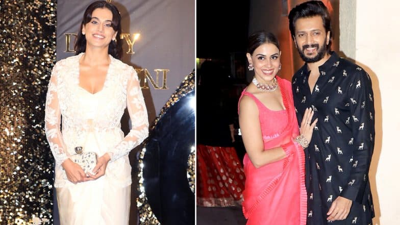 Taapsee Pannu Diwali Party 2022: Riteish Deshmukh-Genelia D’Souza, Neha Dhupia-Angad Bedi & 0thers Attend the Event (View Pics) | ???? LatestLY