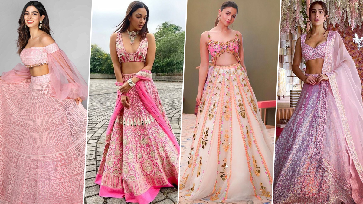 1200px x 675px - Diwali 2022: Alia Bhatt, Kiara Advani's Pink Lehenga Choli Looks to Flaunt  This Year | ðŸ‘— LatestLY